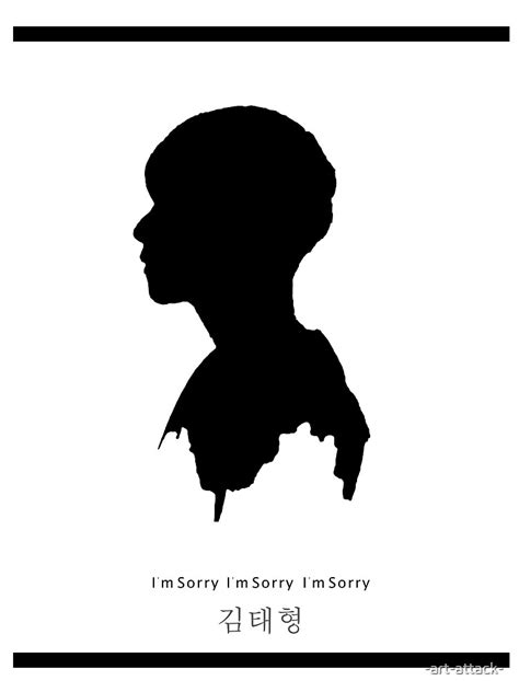 Bts V Side Profile By Nmbdesign Redbubble