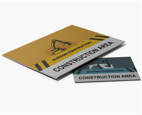 China Pp Corflute Construction Sign Manufacturers Suppliers