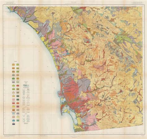 Soil Map California Reconnoissance Survey San Diego Sheet