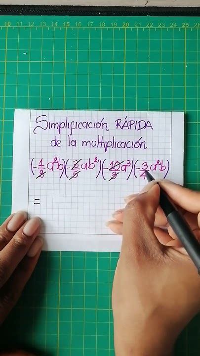 Simplificación De La Multiplicación 12a2b 103a3 34a2b La Prof Lina M3 Youtube