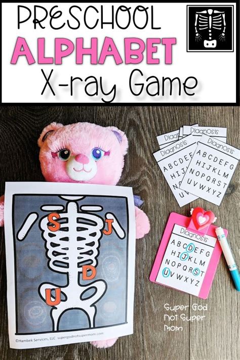 Alphabet X Ray Activity Super God Not Super Mom