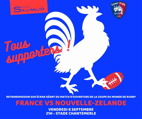 France Vs Nouvelle Zelande Match D Ouverture De La Coupe Du Monde De