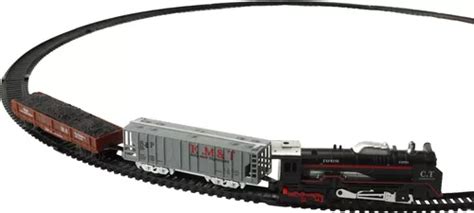 Trem Locomotiva Trilhos Anda Emite Luzes Bbr Toys Mercadolivre