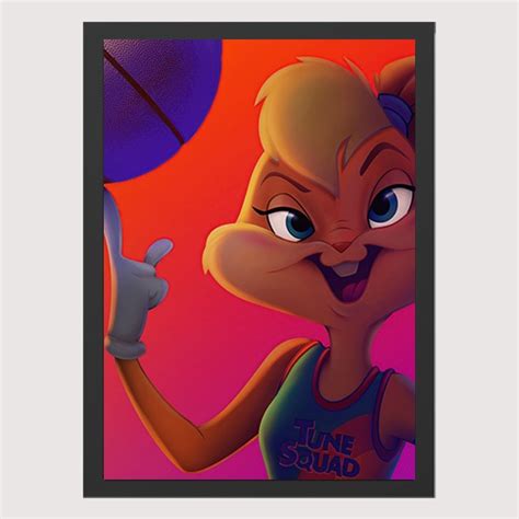 Quadro Decorativo 45x33cm A3 Para Quarto Looney Tunes Lola Bunny Shopee Brasil