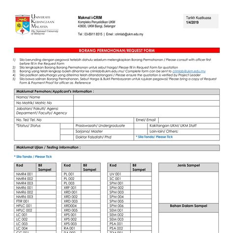 Borang Sebutharga Instrument Finalpdf Docdroid