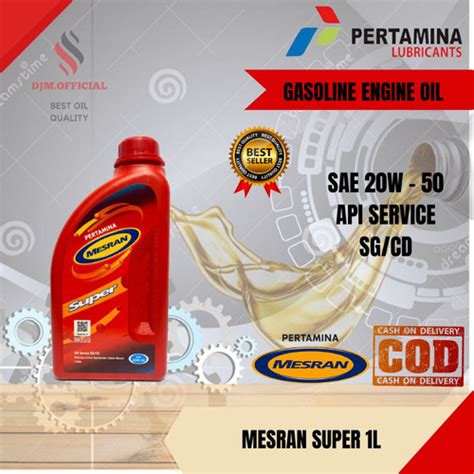 Jual Oli Oil Mesran Super L Pertamina Sae W Oli Mesin Kab