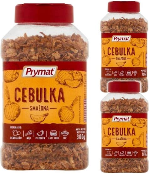 Prymat Cebulka Cebula Smażona 3x300g Ceny i opinie Ceneo pl