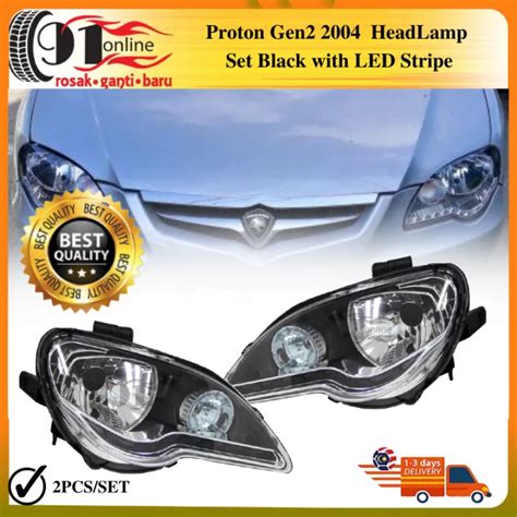 Proton Gen2 Persona Head Lamp Light Led Audi Design Proton Gen 2