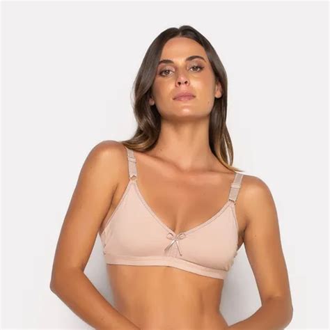 Sutiã Liso Feminino Sem Bojo Conforto Lingerie Soutien MercadoLivre