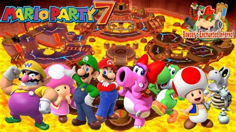 Mario Party Team Wario Vs Team Luigi Vs Team Birdo Vs Team Toad