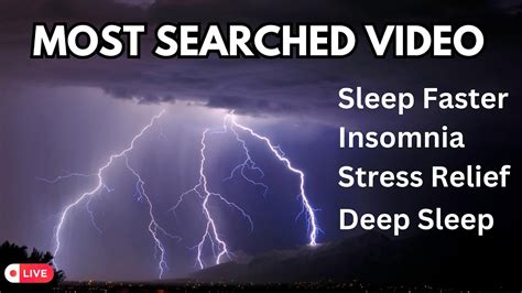 Beat Insomnia Sleep Faster In Minutes With Heavy Rain Thunderstorms