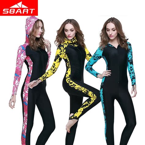 SBART Professional One Pieces Wetsuit Hooded Snorkeling Diving Suits