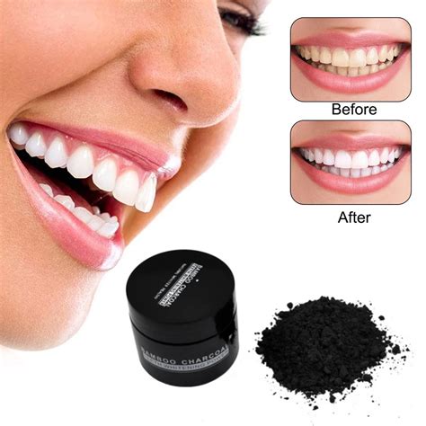 Activated Charcoal Bamboo Teeth Whitening Charcoal Powder Teeth ...