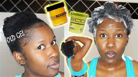 Talk Through How I Wash Edge Booster And Eco Style Gel Out Of My 4c Natural Hairmona B Youtube