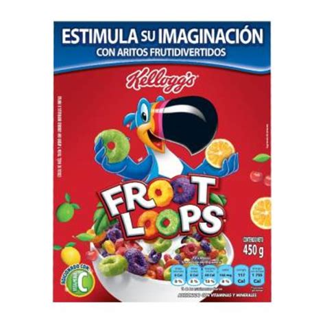 Cereal Kelloggs Froot Loops Con Sabores Frutales 450 G Walmart