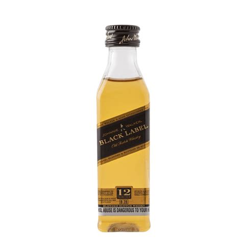 Miniatura Whisky Johnnie Walker Black Label Cl