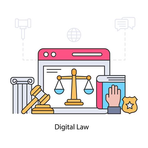 Modern design illustration of digital law 4998040 Vector Art at Vecteezy