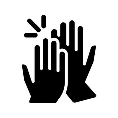 High Five Silhouette Vector Art, Icons, and Graphics for Free Download