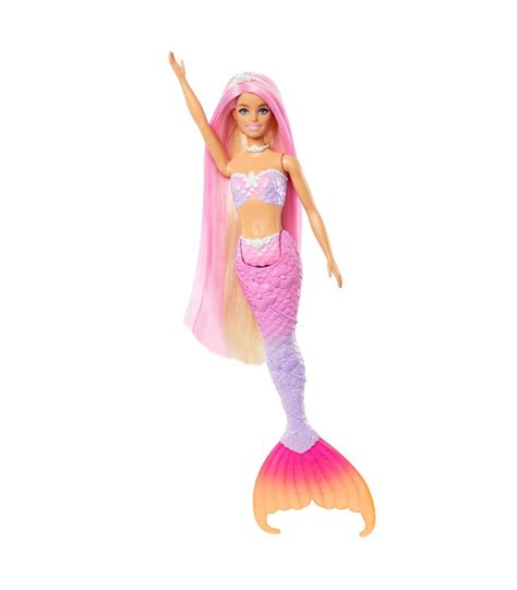 Muñeca Barbie Sirena Malibú Cambia de color HRP97 BARBIE Juguetes