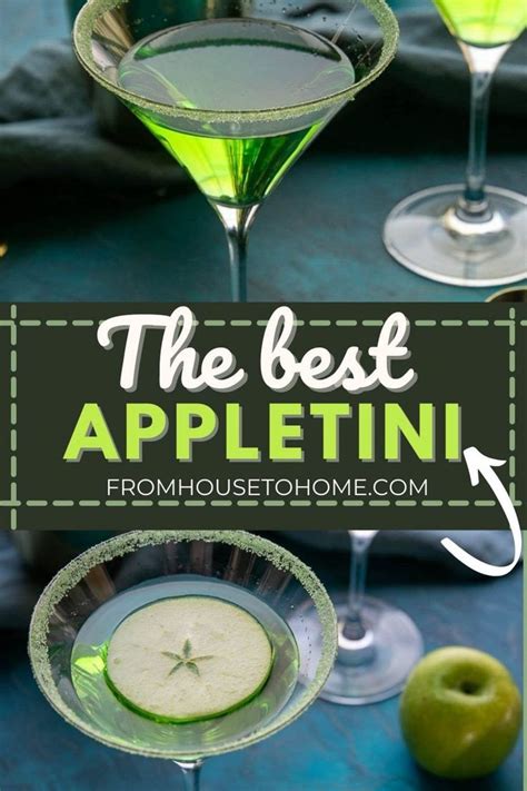 Appletini The Best Sour Apple Martini Sour Apple Martini Apple