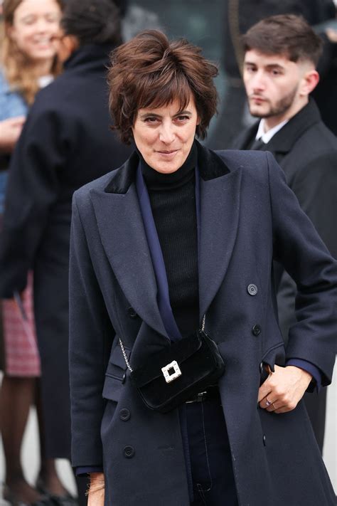 Ines De La Fressange Arrives At Chanel Show At Paris Fashion Week