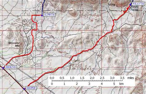 Superstition Mountain And Weavers Needle