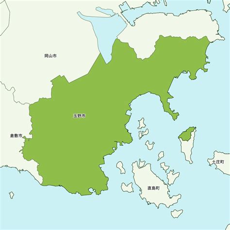 岡山県玉野市の地図 Map It マップ・イット