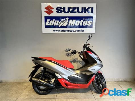 Honda Pcx 150 Sport Abs Prata 2019 150 Gasolina Em Brasil Clasf Veiculos