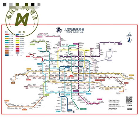 北京地铁2020年线路图 千图网