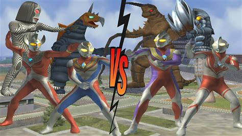 Vakishim Vs Gudon Ultraman Dyna Vs Tiga Dada Vs Alien Baltan Taro Vs