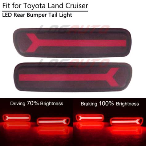 For Toyota Land Cruiser Led Rear Bumper Tail Light Reverse Lamp