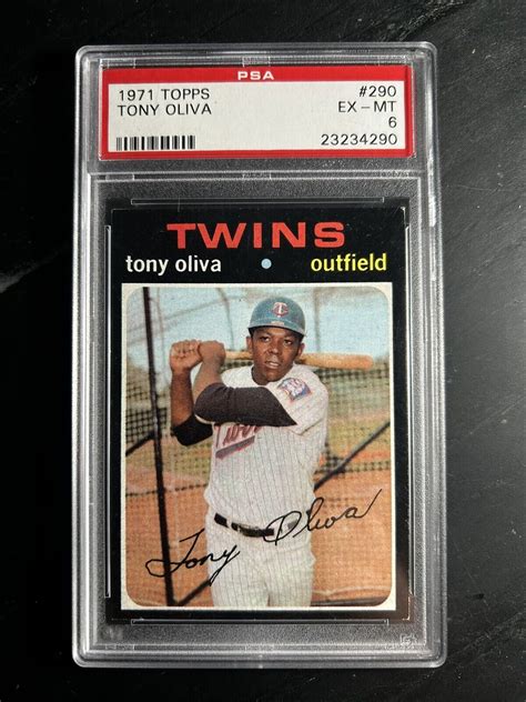 Topps Tony Oliva Psa Minnesota Twins Hof Ebay