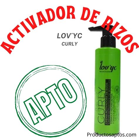 Crema Activadora De Rizos Curly Lovyk Productos Aptos