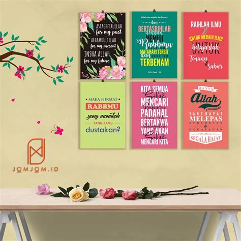 Jual Hiasan Dinding Poster Kayu Pajangan Kamar Dekorasi Dinding