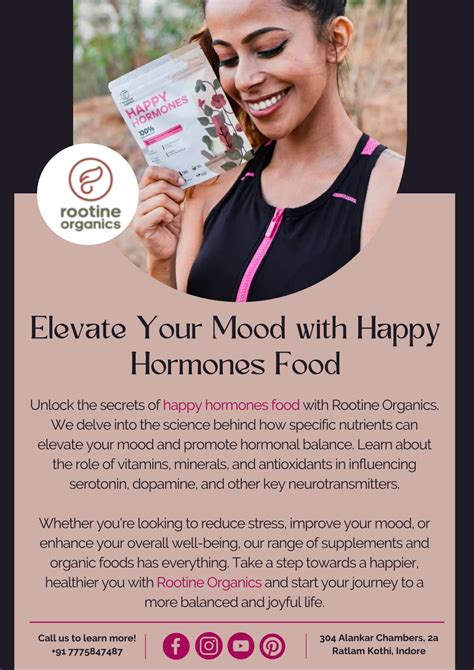 Ppt Elevate Your Mood With Happy Hormones Food Rootine Organics