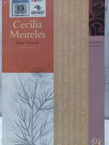 Cecilia Meireles Edla Van Steen Cole O Melhores Poemas Sele O Maria