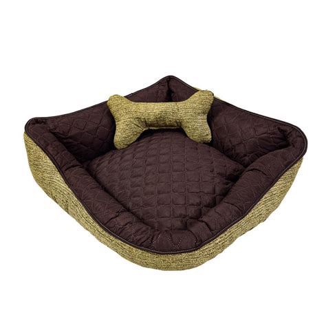 Cama Pet De Canto Luna Imperme Vel Grande Marrom Claro No Shoptime