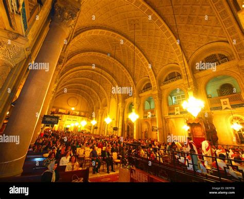 La plaza de San Marcos la catedral ortodoxa copta de Alejandría