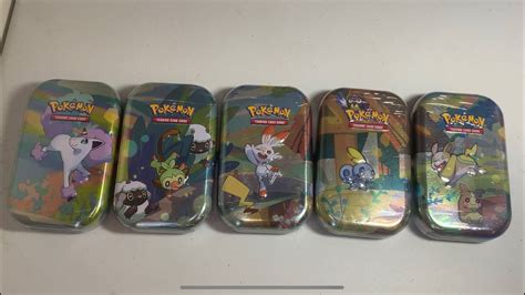 Pokémon Galar Pals Mini Tins Opening YouTube