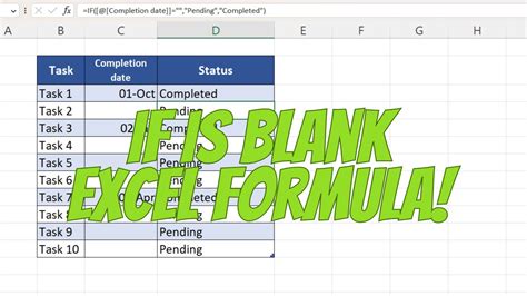 Detailed EASY Tutorial ISBLANK And IF Function EXCEL In 1 Minute YouTube