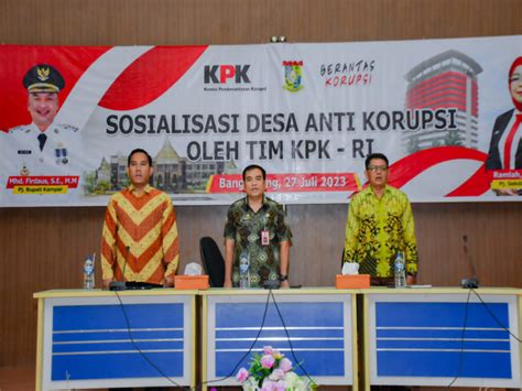 Tim Kpk Ri Gelar Sossialisasi Desa Anti Korupsi Tahun Ini Tujuannya