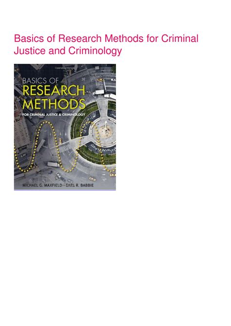 Ppt Download Book Pdf Basics Of Research Methods For Criminal