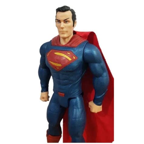 Boneco Superman Dc Articulado Som E Luz 30cm Submarino