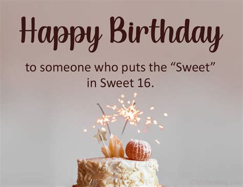 Happy 16th Birthday Sweet 16 Birthday Wishes And Messages