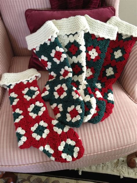 Crochet Christmas Stocking Crochet Snowflakes Holiday Crochet