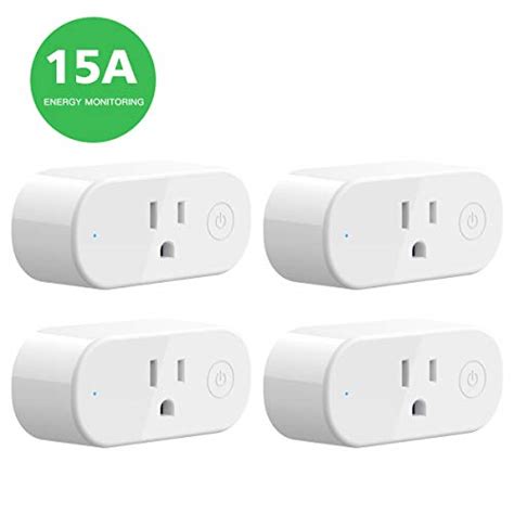 Aoycocr Smart Plug 2 Pack WiFi Outlet Compatible With Alexa And Google