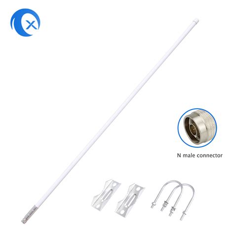 858 878 MHz Omnidirectional Lorawan Fiberglass Antenna 8dBi 1300mm With