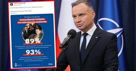 Andrzej Duda Zatrzymany Przez Miejski Autobus Wymowna Reakcja