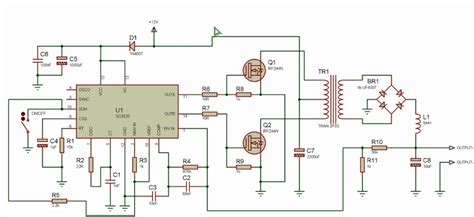 Pure Sine Wave Inverter Circuit Diagram Using Microcontroller - Diagram ...