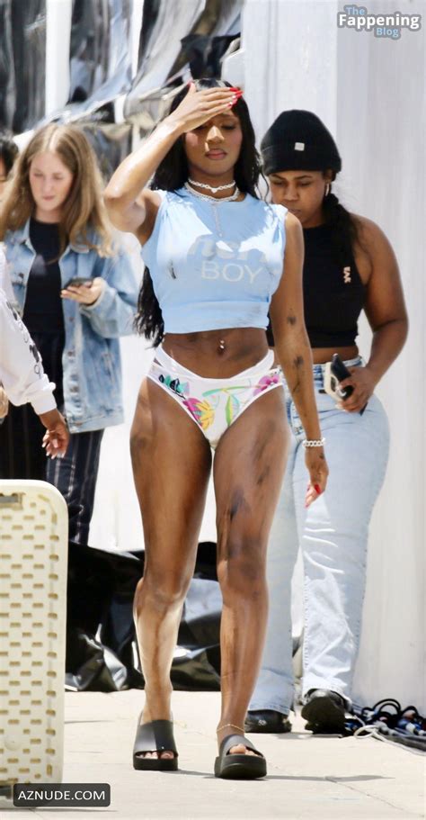 Normani Sexy Spotted Showing Off Her Hot Legs And Curves While Shooting Her Music Video In Los